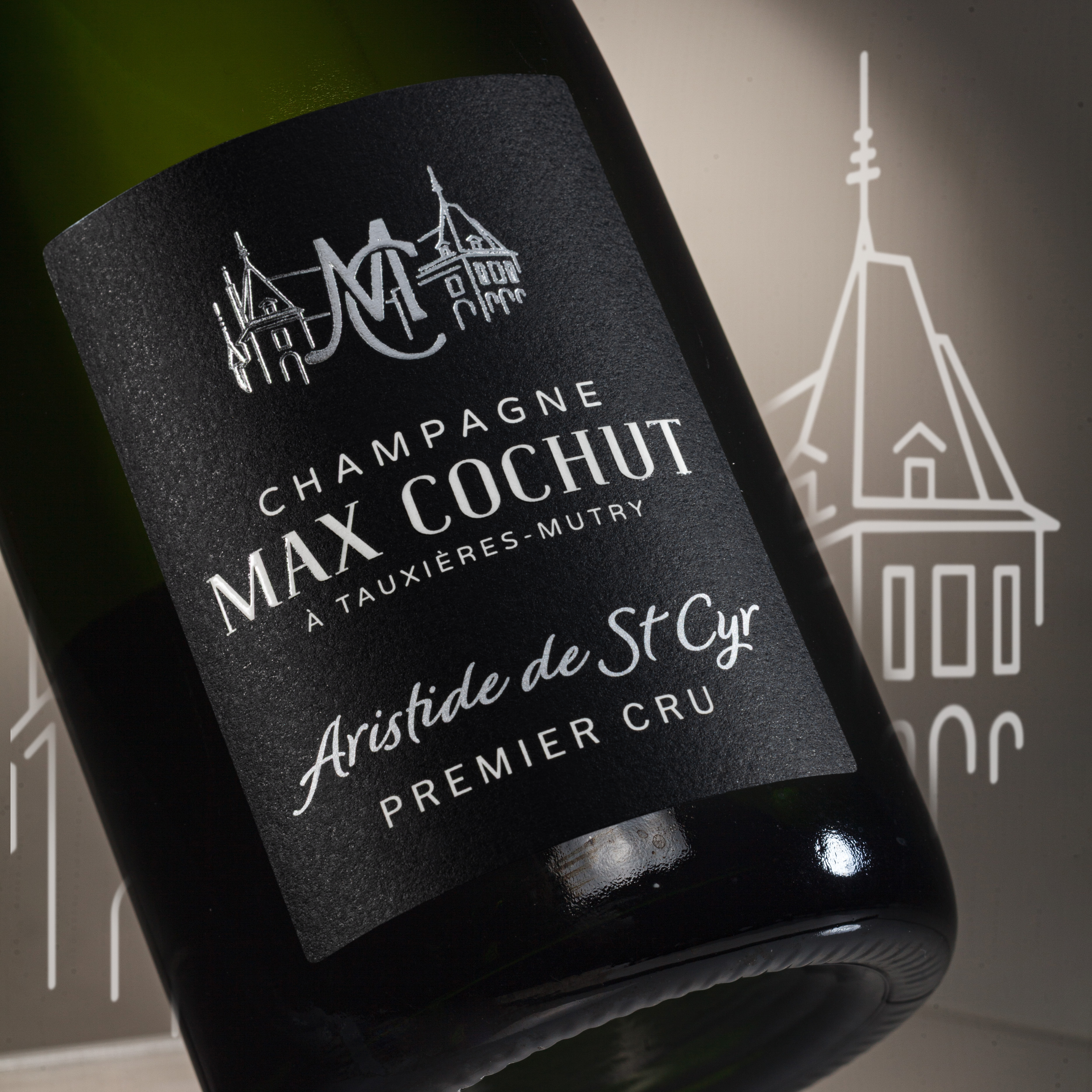 Champagne Max Cochut- Aristide de Saint Cyr - Premier Cru noir