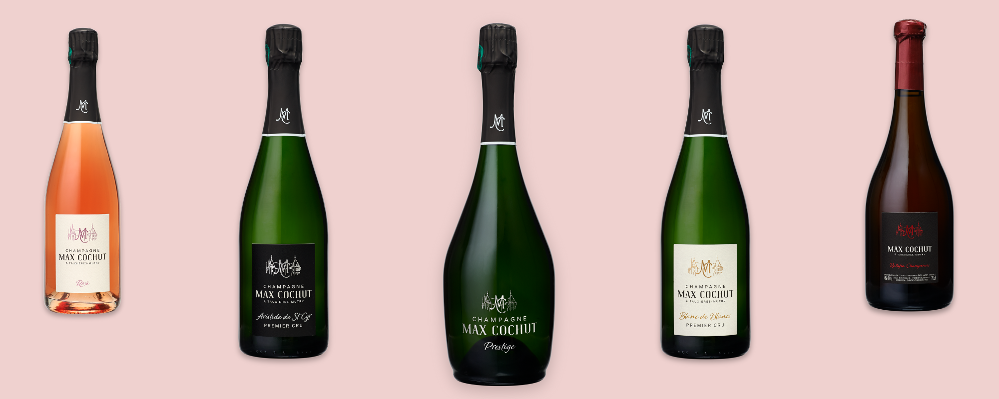 Gamme Inspiration -champagne max cochut - champagne brut rose